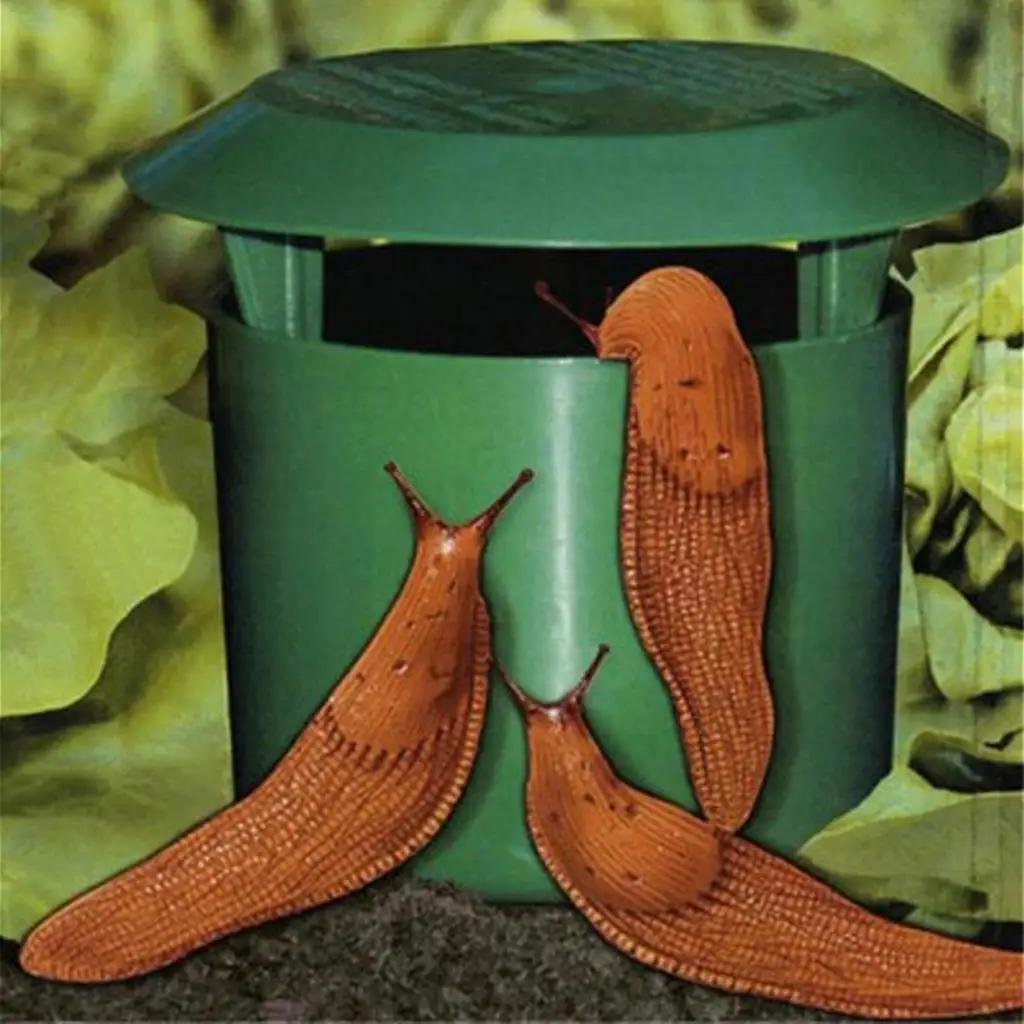 1pc, Plastic Snail Cage Slug Catcher Trap Tools Animal Pest Trapper Control, No Harm To Vegetable And Flower Green, 10x11cm